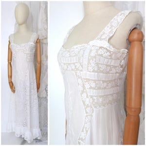 【アンティーク】1900s - 1910sフランス ホワイト キャリコ ドレス Antique calico dress - Etsy 日本