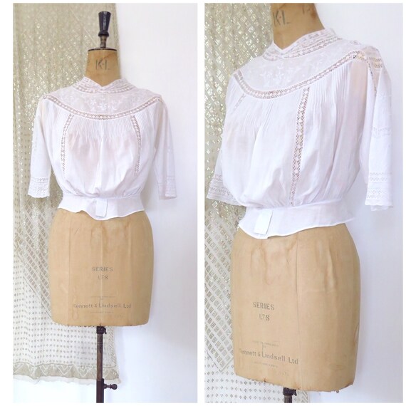Tilliam Embroidery Bukser - White