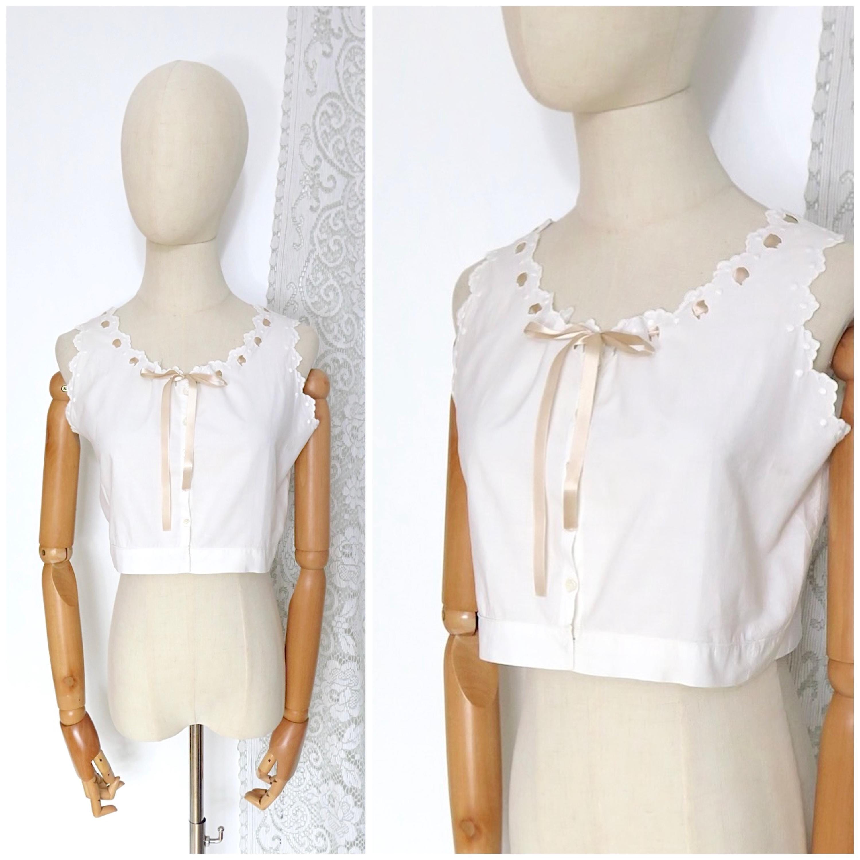 Commando Antique Lace Ecru Print Cami - Microfiber Blend Tank Top