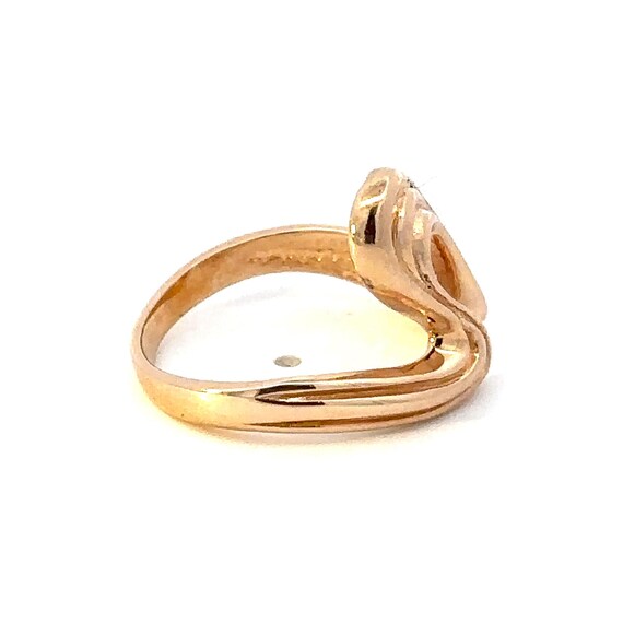 14kt yellow  solid gold customizable ring - image 4