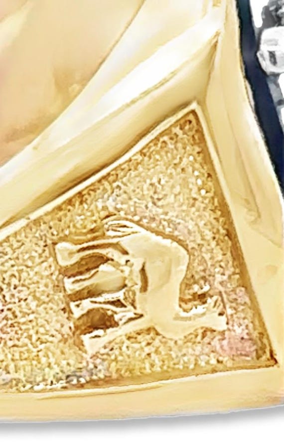 14kt  yellow solid gold  Shriners ring - image 2