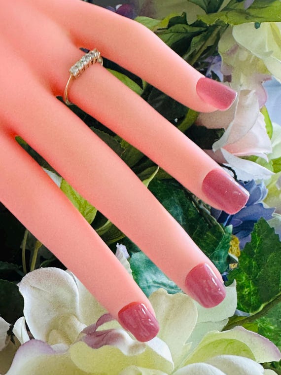 14kt yellow solid gold diamond ring - image 6