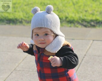 Crochet Pattern - Bear hat pattern, baby bear newborn hat, crocheted bear hat pattern, crochet ear hat