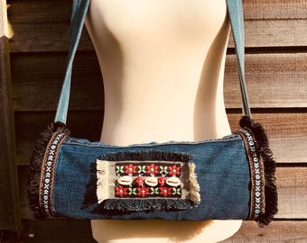 Skully - Handmade Denim Hand Muffler
