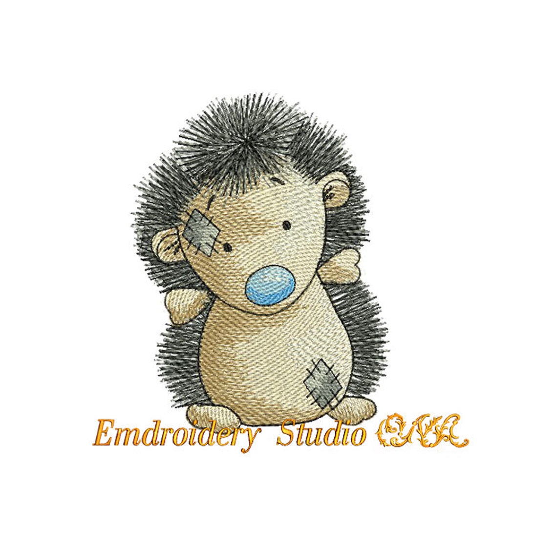Machine embroidery design children Hedgehog of series Etsy