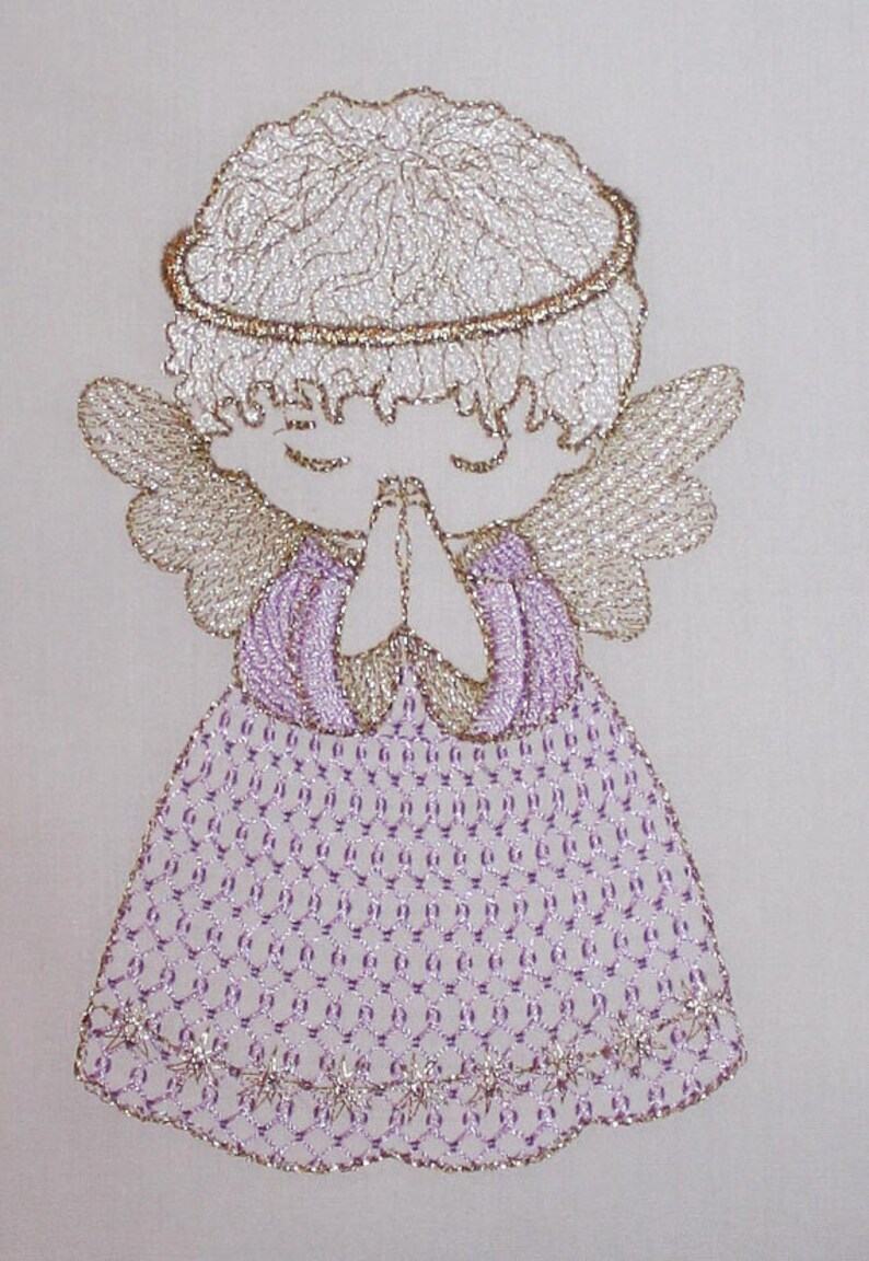 Angel Machine embroidery design instant download Etsy