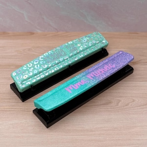 Personalized Glitter 3-Hole Punch: Teacher Office Gift