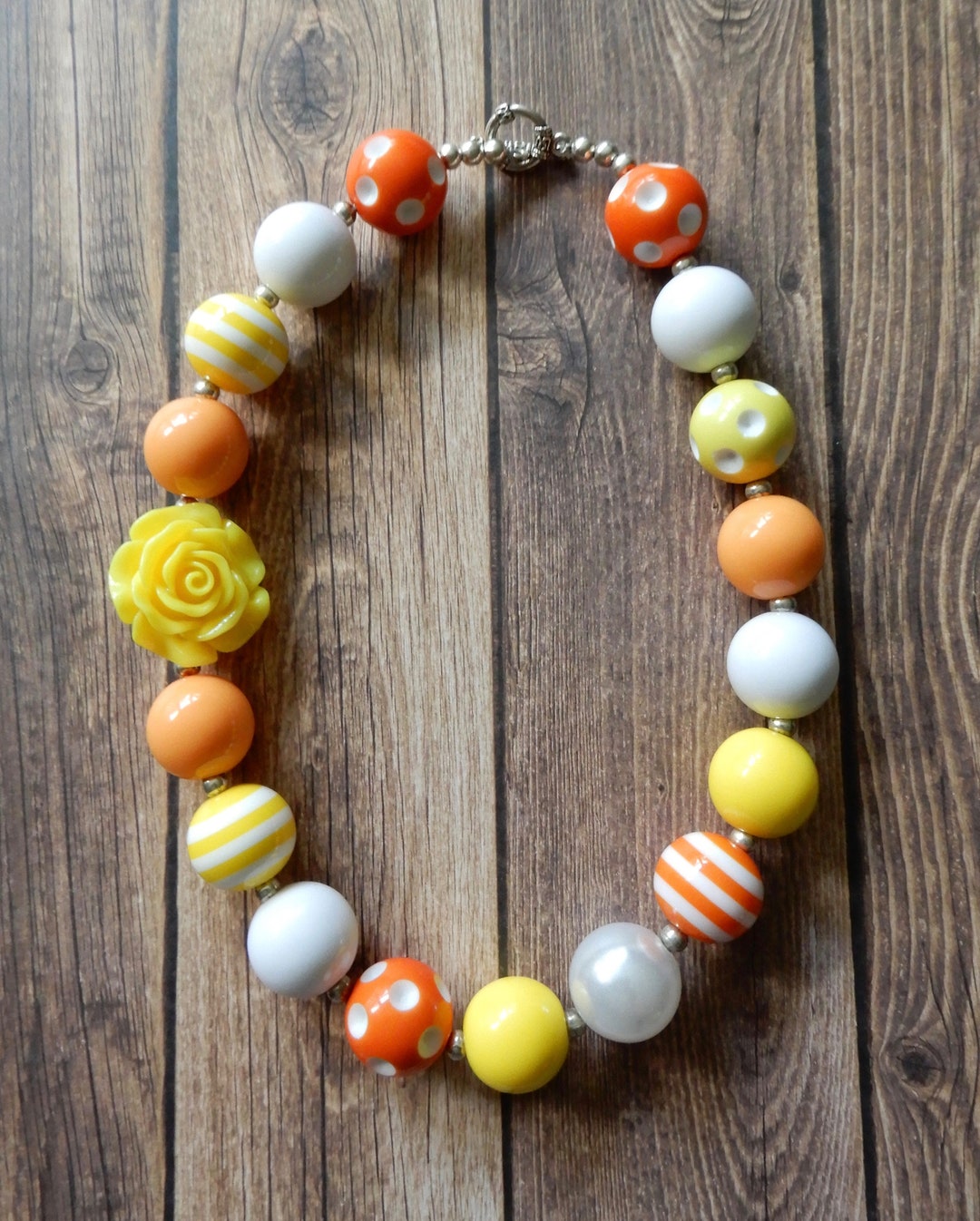 Bubblegum Necklace, Chunky Bead Necklace, Baby Necklace, Little Girls