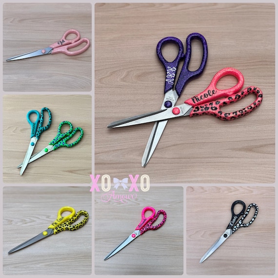 Glitter Scissors, Personalized Scissors, Custom Scissors, Custom Desk  Accessories, Teacher Gift, Glitter Pens. Personalized Office Gifts 