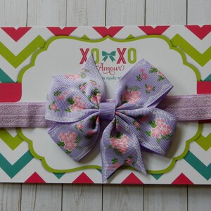 Baby Bow Headband, Baby Headband,Bow, Newborn Headband, Baby Girl Gift, Baby Girl Bows And Headbands, Bow, XOXO Hair Clips, XOXO Amour