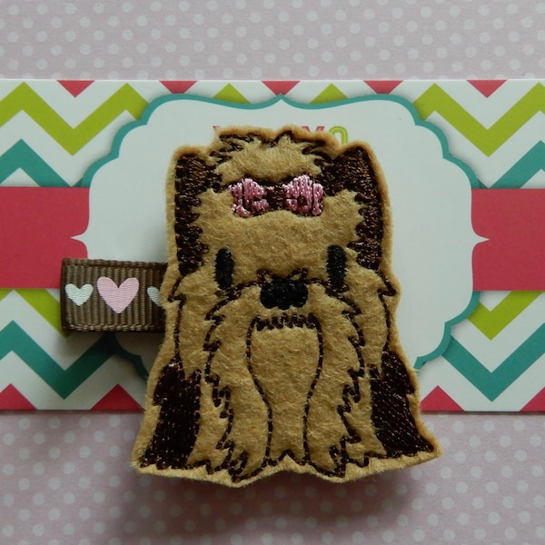 Yorkie Hair Bows Etsy