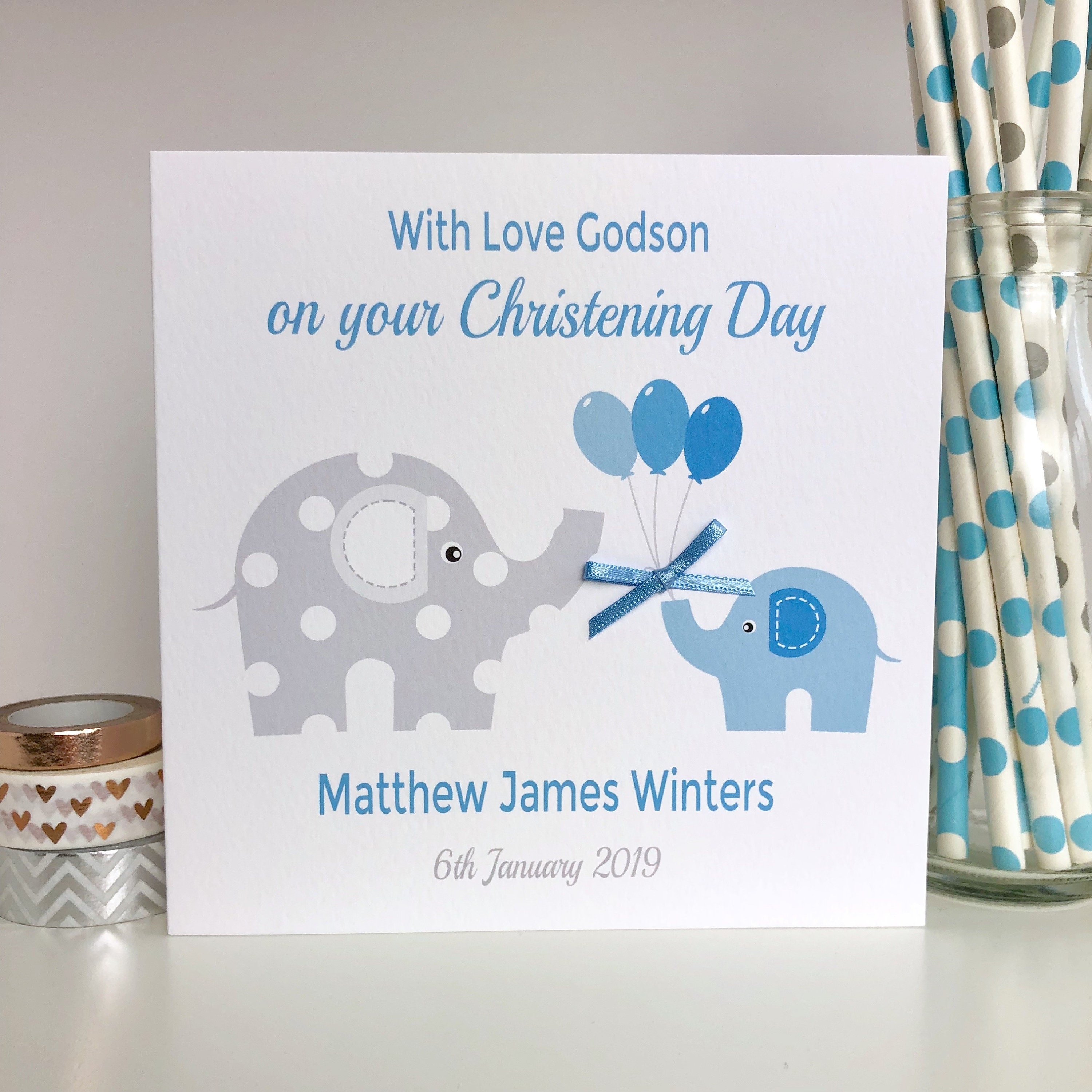 Unusual 3d Card Handmade Invitation Card Boy Christening