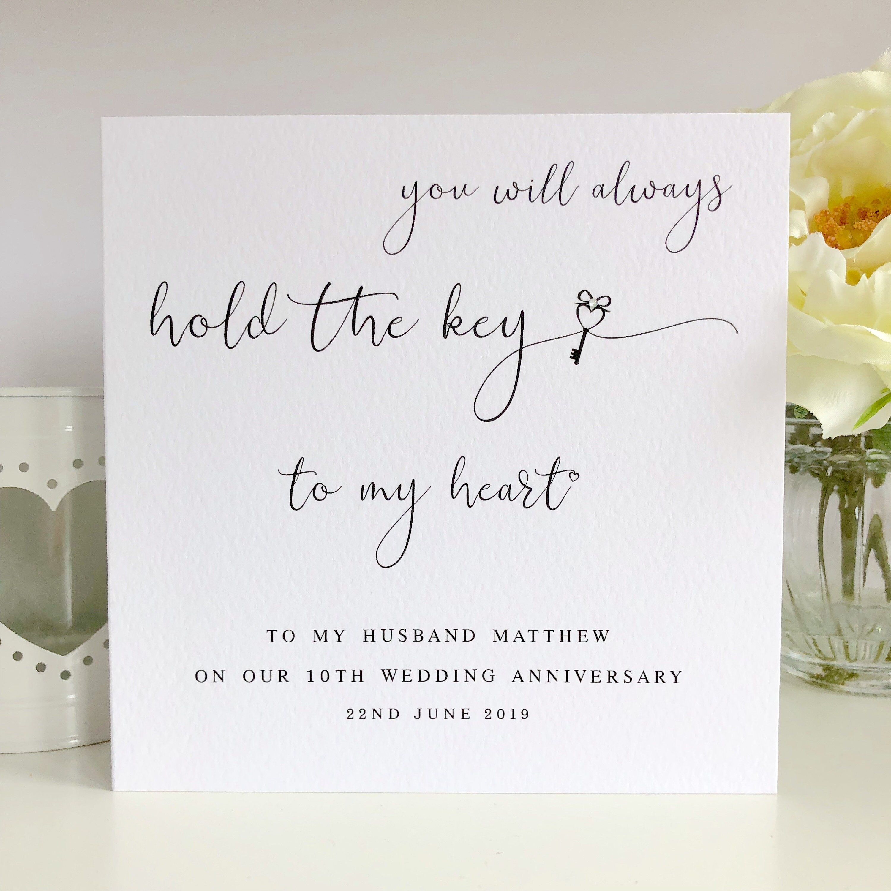 Karten Schreibwaren Handmade Personalised Wedding Anniversary Card Husband Wife 1st First 10th 25th Mobel Wohnen Bridgewell Com Au