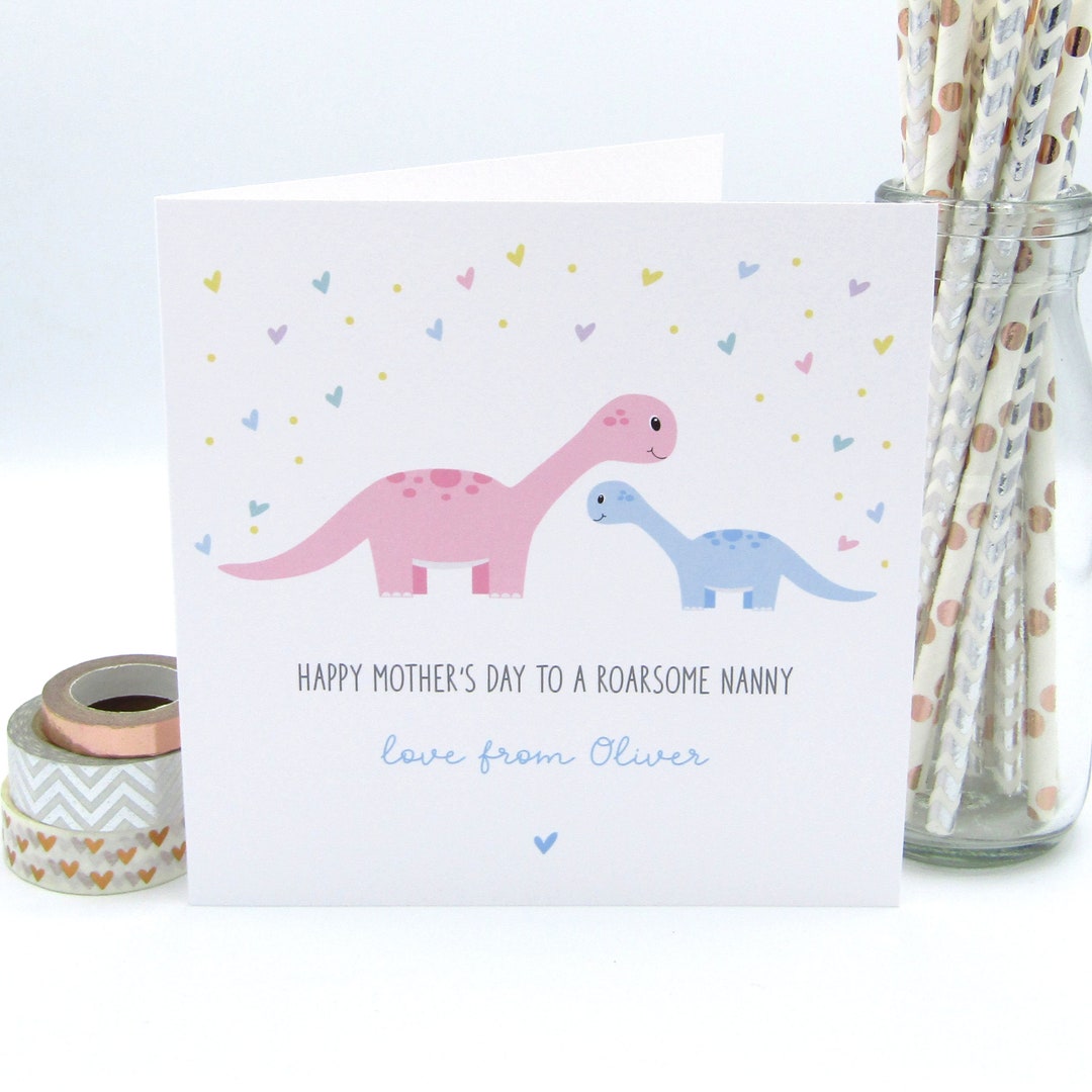 Lush Dinosaur Mothers Day Card Design in HD Lush Dinosaur Mothers Day Card Design in HD