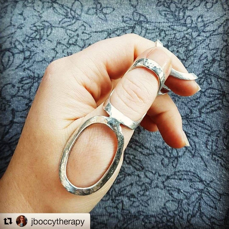 935 Silver Ring Splints for Stabilising MCP & CMC Thumb Etsy