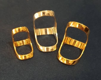 24ct Gold (Vermeil) Plate Medical Ring Splint- - suitable for EDS. Arthritis & a range of finger conditions. ***message prior to ordering***