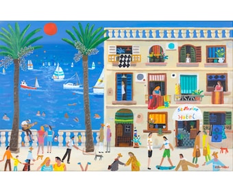 Barcelonetta.A4/A3 Poster print on Glossy photo paper
