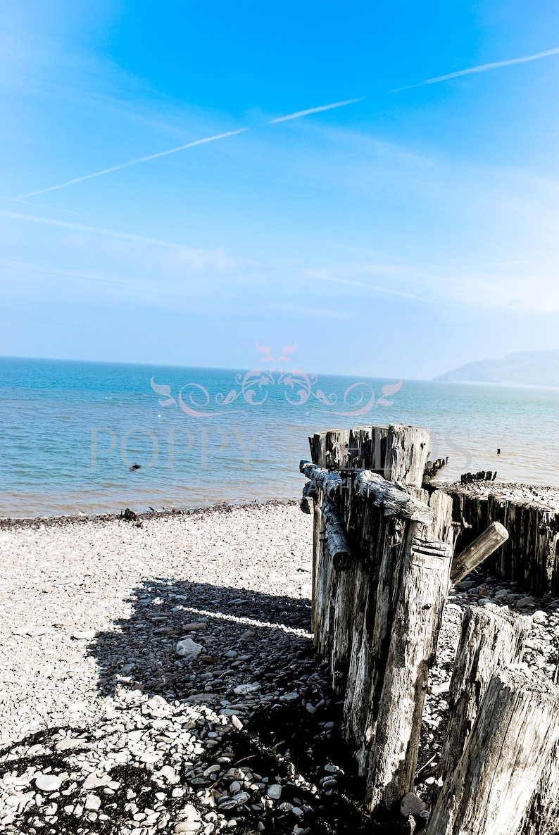 English Coastline Wall Art Beach Gifts Mounted Image Artwork Coastal British Picture Nautical Home Decor
