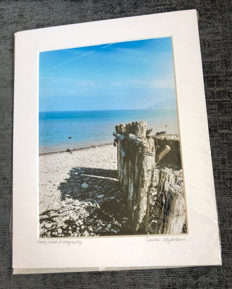 English Coastline Wall Art Beach Gifts Mounted Image Artwork Coastal British Picture Nautical Home Decor