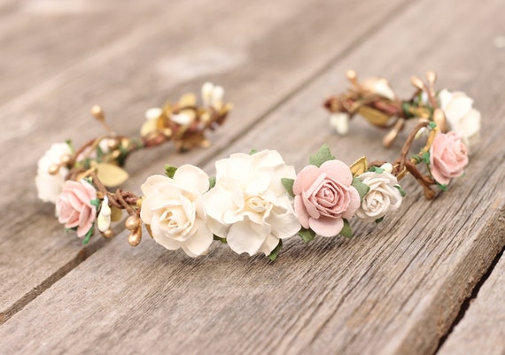 flower crown headband wedding
