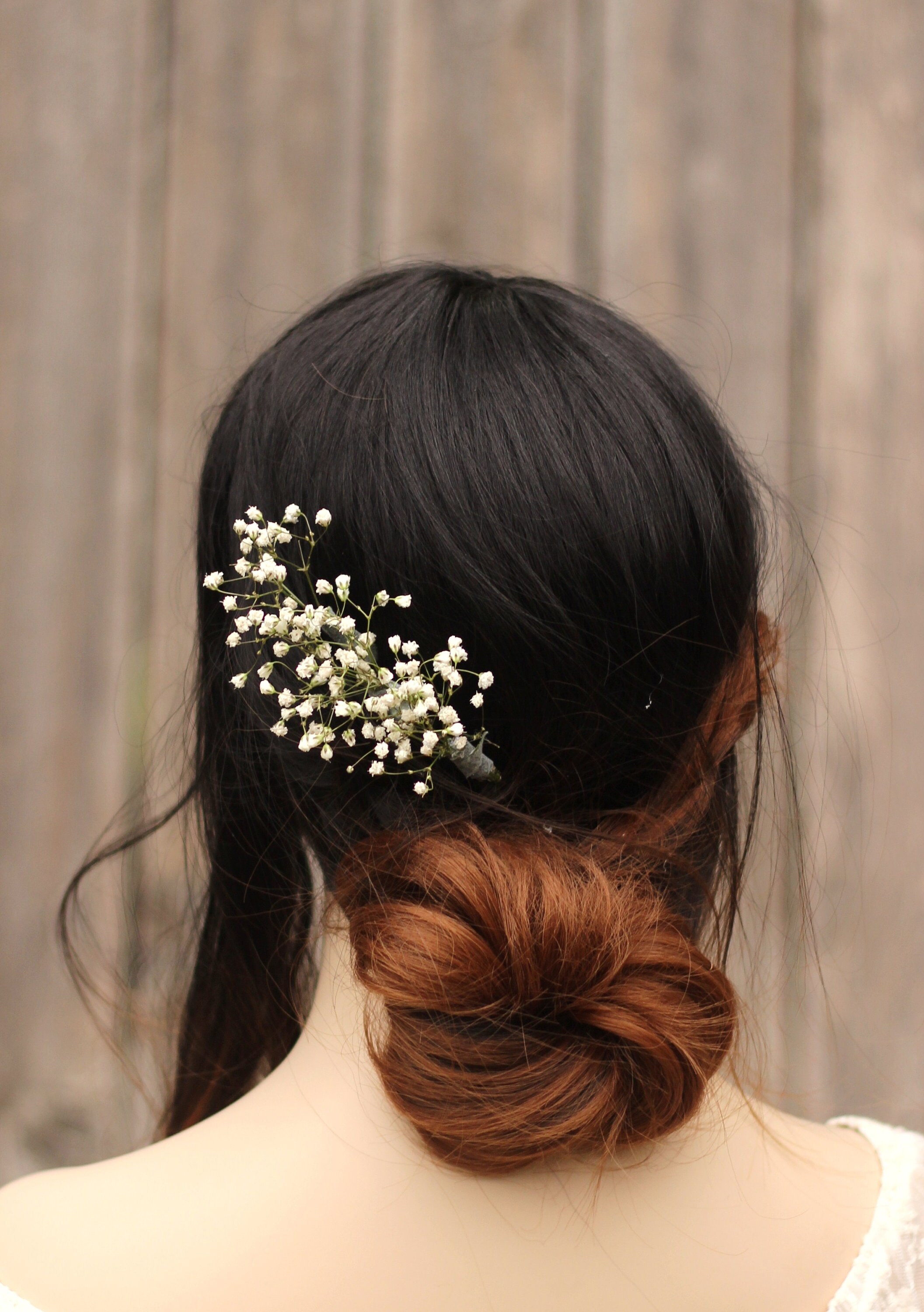 Wedding Hair Baby Breath Hair Pins Bridal Hair Pins Dried Etsy