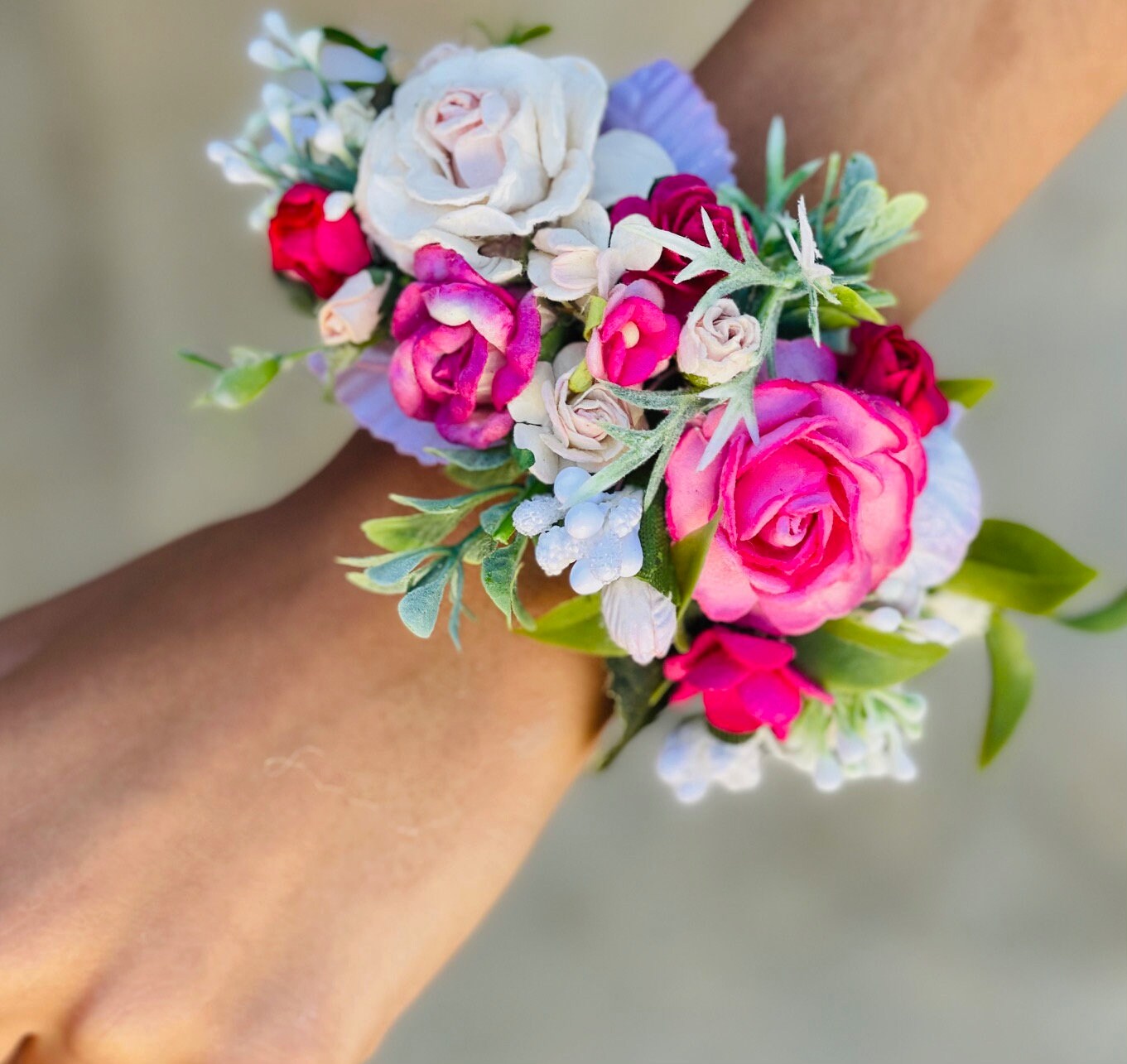 Dry wrist flowers│bride wrist flowers│bridesmaid wrist flowers│wedding  accessories│customized