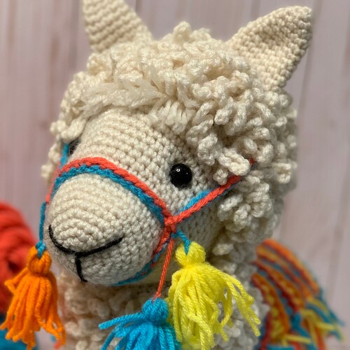 Crochet Llama Stuffed Animal Llama Crochet Amigurumi Etsy