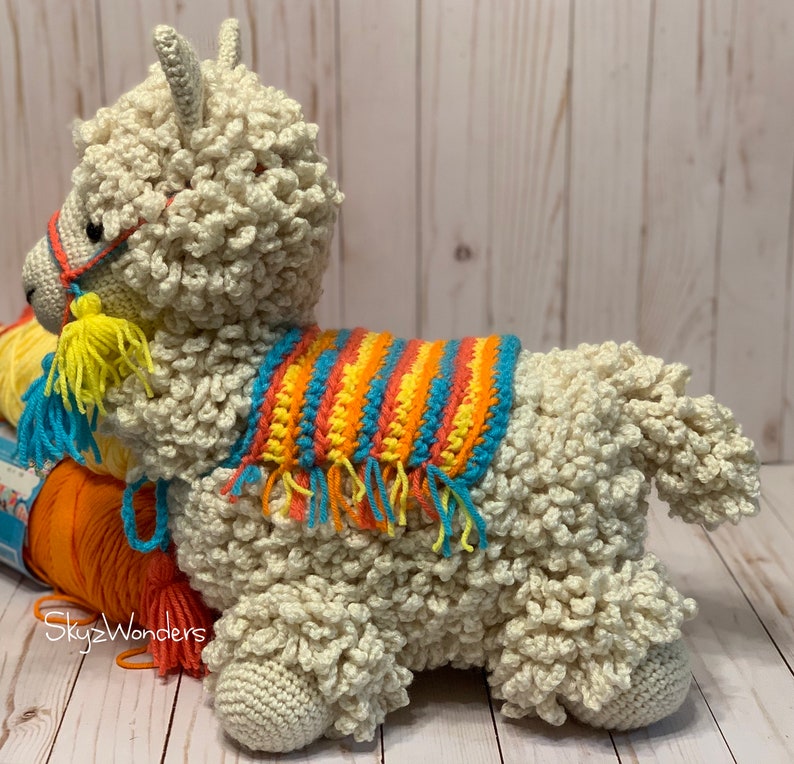 Crochet Llama Stuffed Animal Llama Crochet Amigurumi Etsy
