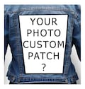 Custom Photo Back Patch: Personalized Jacket Patch (11.4" x 13.8") product logo
