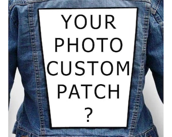 BackPatch, Custom Patch, Photo Patch, Personalized Patch, Back Patch, Picture Patch, Jacket Patch, Custom Patches, Metal Patch, Thrash Metal