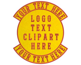 thumbnail image 2 of 1x16 Reflective Custom Style Embroidered Rocker Patch – Sew On For Jacket, Vest, Hat 2 of 4