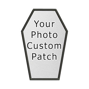 COFFIN Patch, Custom Patch, Photo Patch, Personalized Patch, Back Patch, Picture Patch, Jacket Patch, Custom Patches, BackPatch, Small Patch