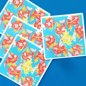 Magikarp Collage Sticker