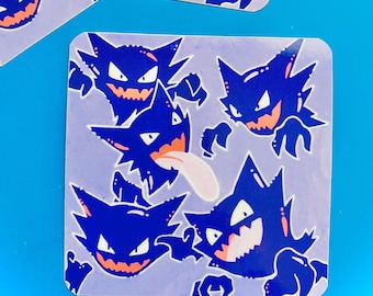 Haunter collage klistermärke