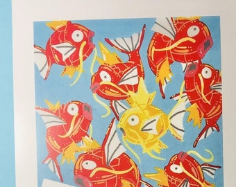 Magikarp Collage Print