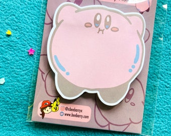 Kirby Die-Cut Sticky Notes