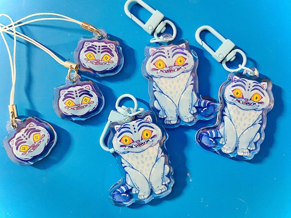 Blue Tiger Keychain/Charm