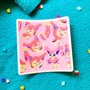 Skitty Collage Sticker