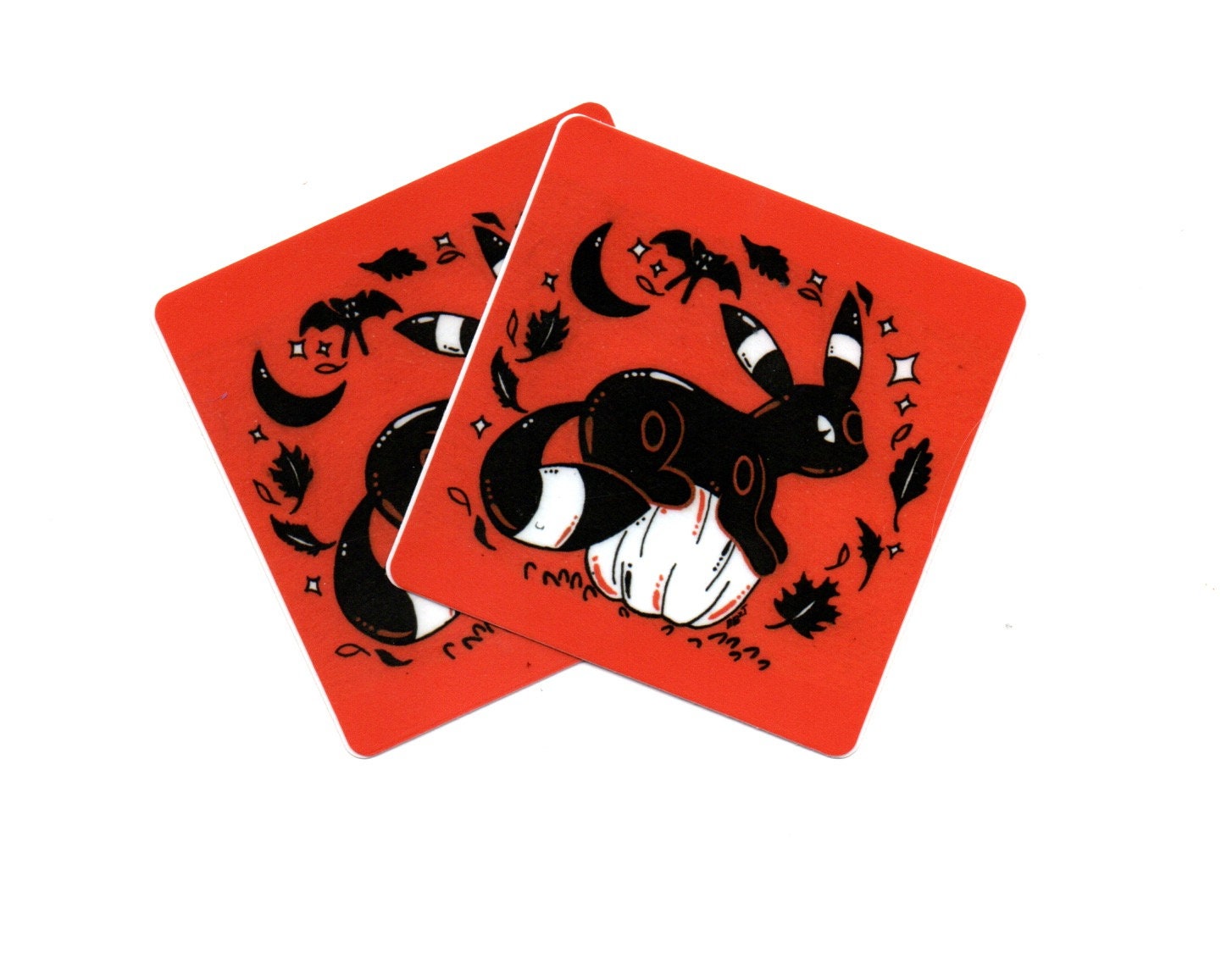 ブラッキー秋のステッカー - Etsy 日本