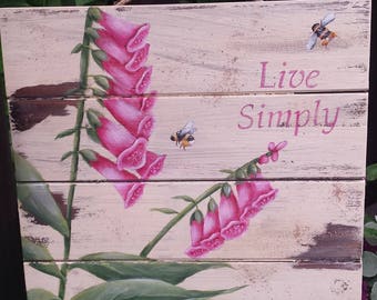 Live Simply painting packet