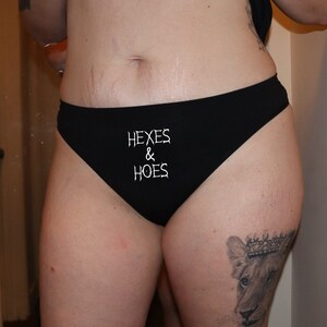 Hexes & Hoes Sexy Thong Underwear