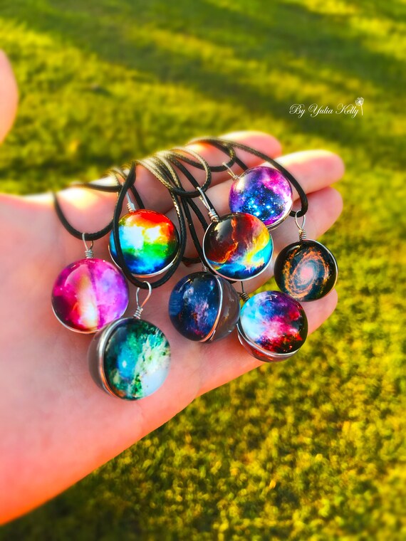 Galaxy resin jewelry discount