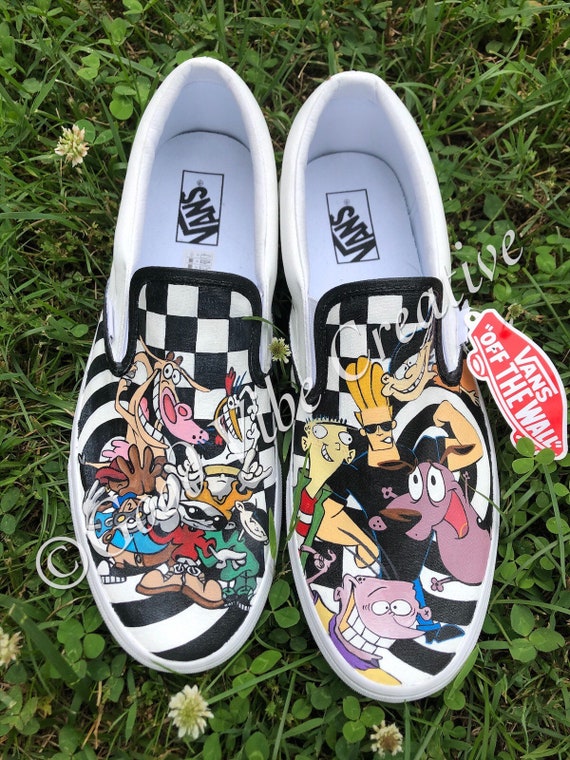 vans shoes cartoon