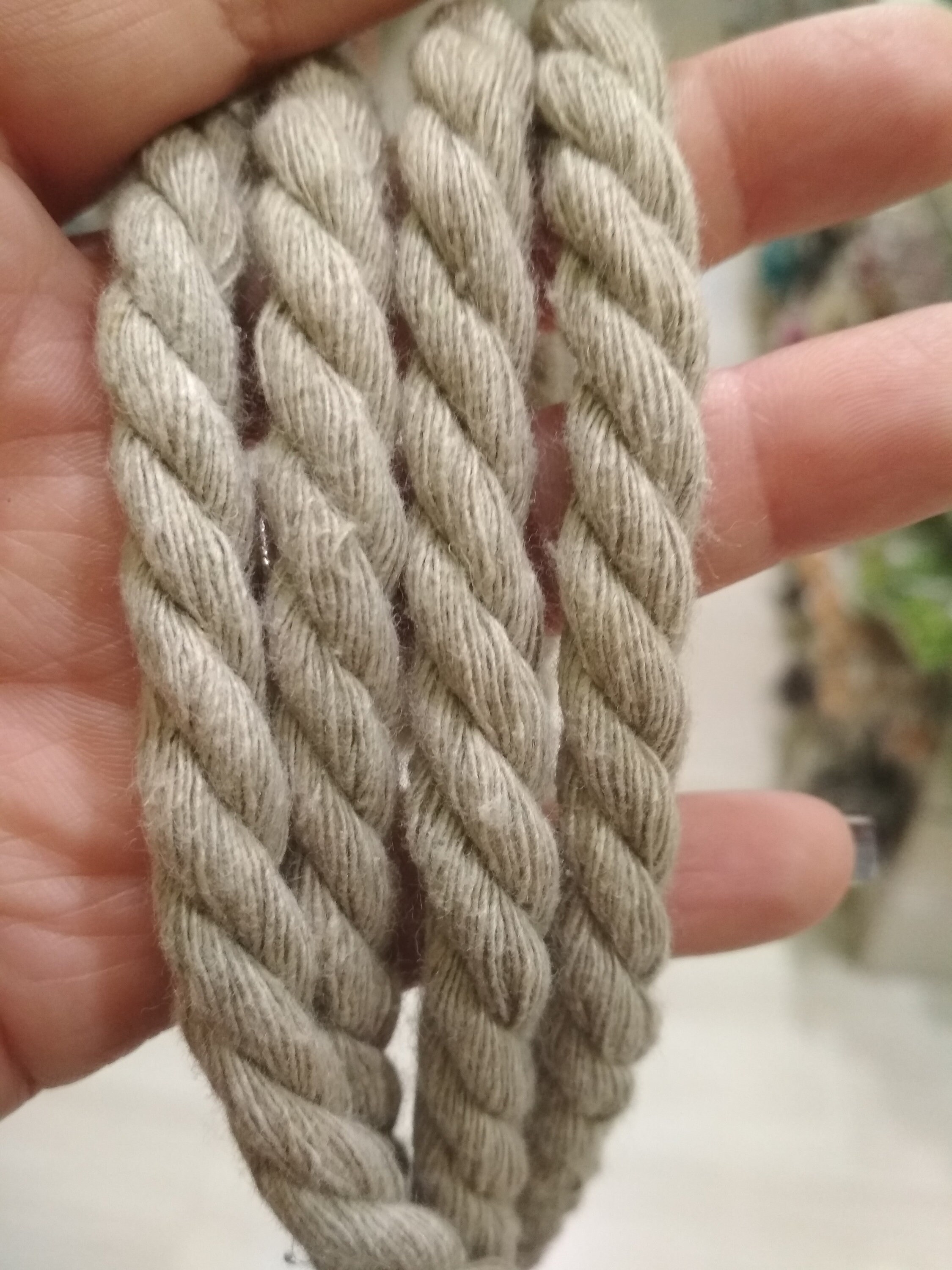 10mm Cotton Twisted Cord Black Matte Rope Thick Round Cord Etsy UK