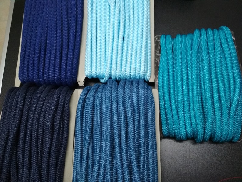 10mm round braided Cord, 1 uncut piece of 5 metres,Paracord rope, Climbing cord, Thick round parachute rope, choose from 32 different colors image 8