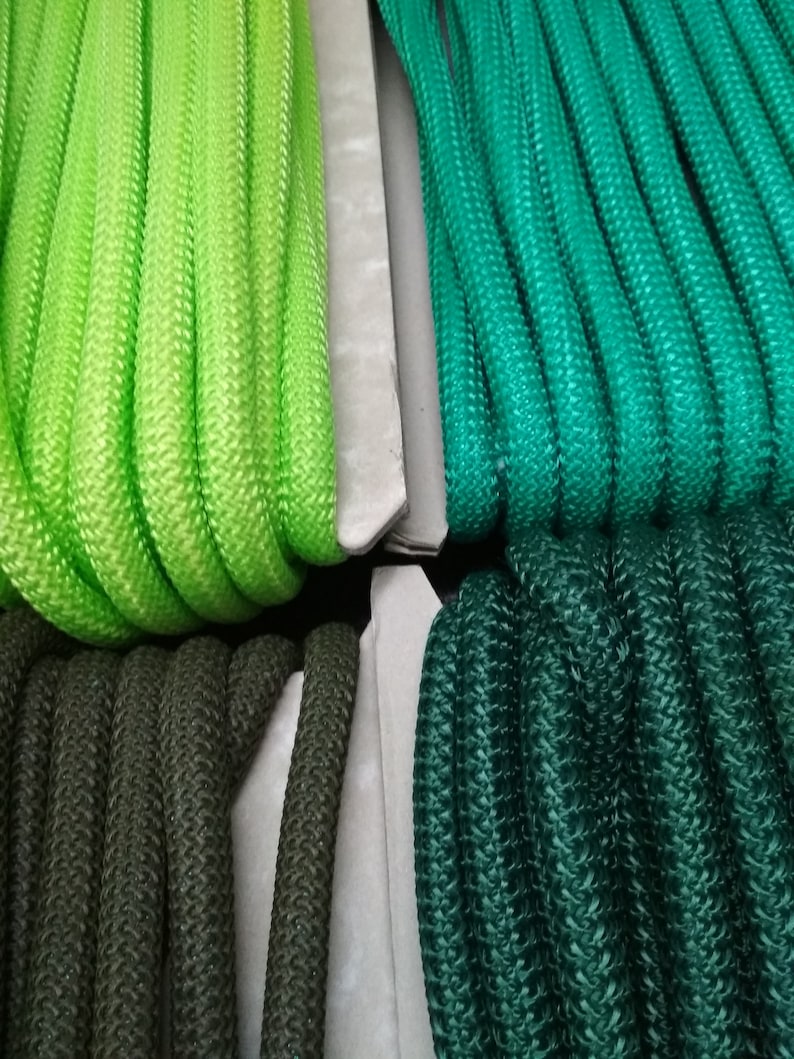 10mm round braided Cord, 1 uncut piece of 5 metres,Paracord rope, Climbing cord, Thick round parachute rope, choose from 32 different colors image 9