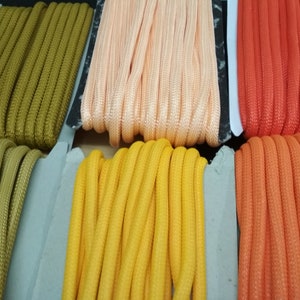 10mm round braided Cord, 1 uncut piece of 5 metres,Paracord rope, Climbing cord, Thick round parachute rope, choose from 32 different colors image 5