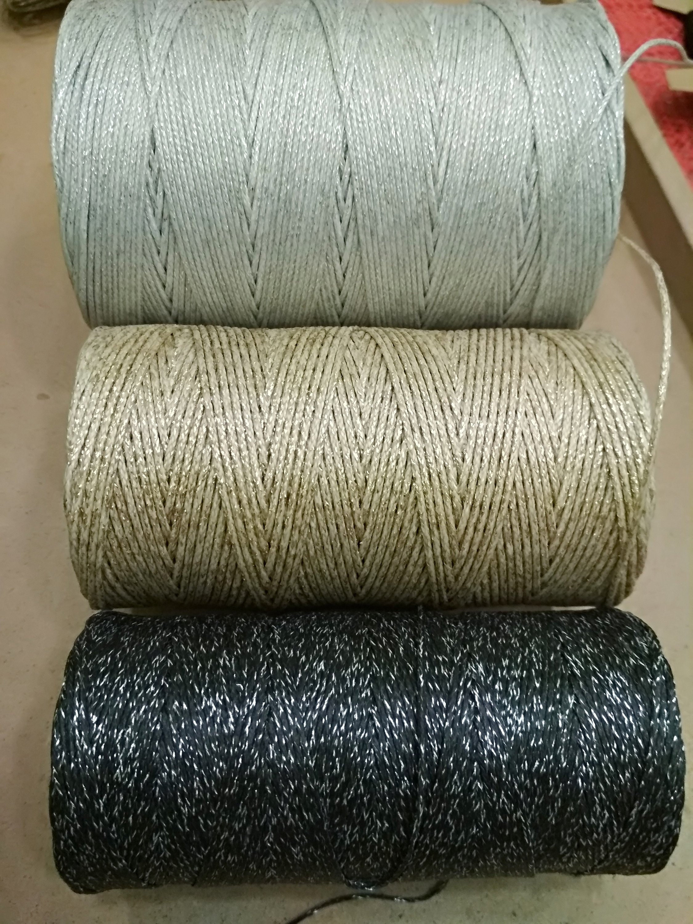 Gold Waxed Cord, Silver Waxed Thread, Black Sparkling Waxed Cord, Gold