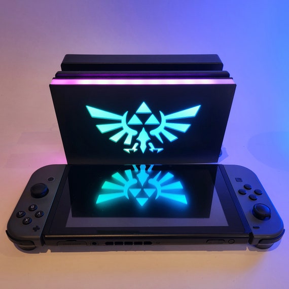 Zelda Hyrule RGB LED Dock Cover for Nintendo Switch | 3D