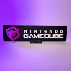 Nintendo Gamecube 3D Shelf Display | Gaming Setup Enhancement | Wall Mountable | Premium Quality